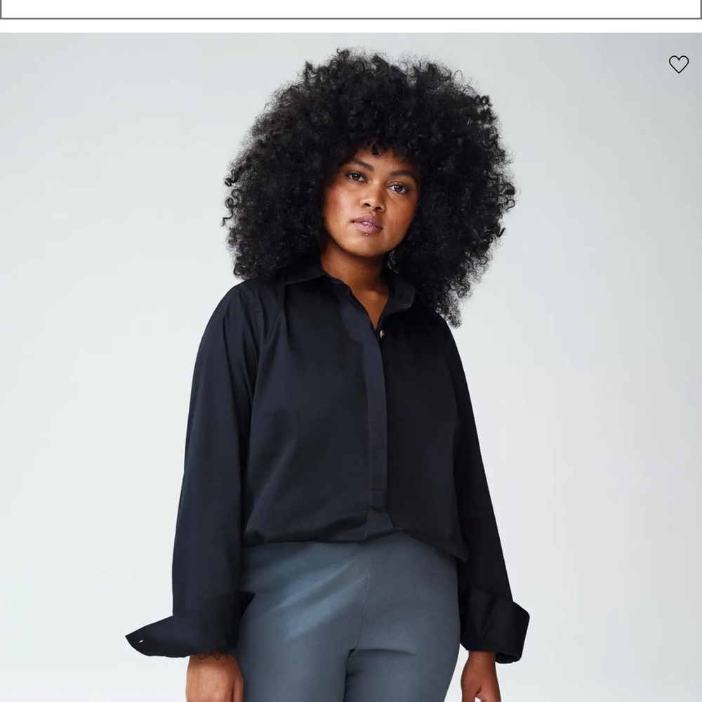 Universal Standard Petite Elbe Shirt - stretch, popover, perfect!
